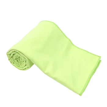 Быстросохнущее полотенце, впитывающее пот, Компактное спортивное полотенце из микрофибры для кемпинга, плавания, йоги (зеленое)