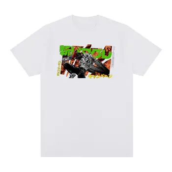 Винтажная футболка Chainsaw Man в японском стиле аниме манга, летняя хлопковая мужская футболка, новая футболка, женские топы