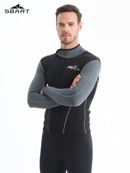 Водолазный костюм из неопрена с разрезом 1,5 мм, топы и брюки с длинным рукавом, сохраняющие тепло, Каяки для рыбалки, подводное плавание, серфинг, одежда для подводного плавания