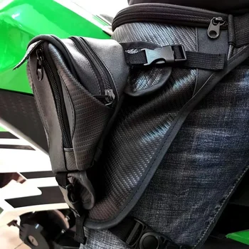 Водонепроницаемая сумка для ног, мужская мотоциклетная сумка из искусственной кожи, мужской пояс для бедер, многофункциональная поясная сумка
