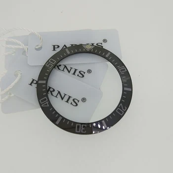 Вставка из черной керамики 40,7 мм Parnis Watch PA6007 Безель для часов Аксессуары Для часов