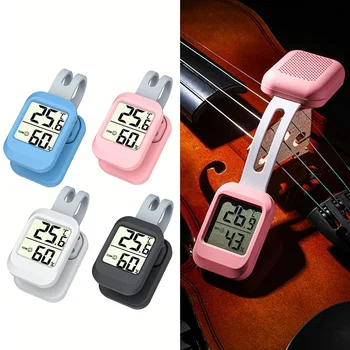 Гигрометр для гитары, термометр, измеритель влажности, 1 шт., устройство для точного контроля температуры и влажности, аксессуары для гитар