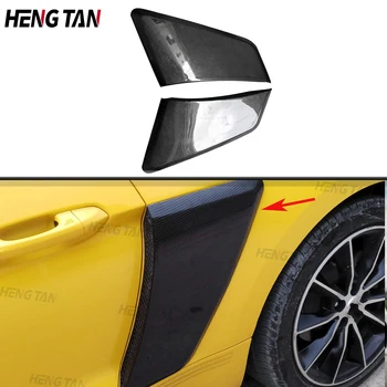 Гоночный задний бампер из углеродного волокна, Боковые панели крыльев, Вентиляционные крышки Воздухозаборников для Ford Mustang Coupe 2-Дверный 2015-2020