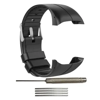 Горячий сменный браслет 2022, силиконовый сменный ремешок для умных часов, Официальный узор, Черная пряжка, Спортивные для Polar M400/ M430