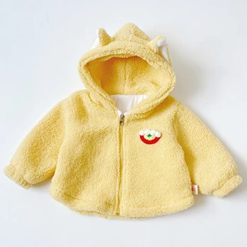 Детские куртки с подкладкой, осенне-зимние теплые пальто с капюшоном, Детская одежда для девочек, куртки, детская одежда