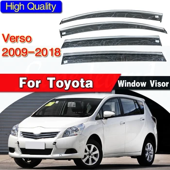 Дефлектор Бокового Стекла Для Toyota Verso 2009-2018 Козырек Окна Вентиляционные Шторки Защита От Солнца И Дождя Дефлектор Защитный Кожух Окна Тенты