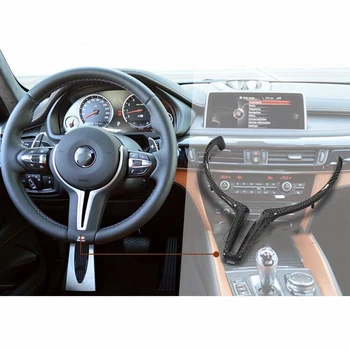 Для BMW M серии M2 M3 M4 M5 M6 X5M X6M Отделка крышки рулевого колеса из углеродного волокна