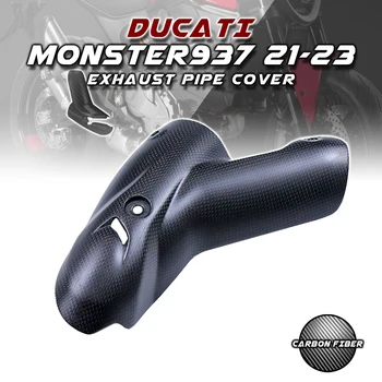 Для Ducati Monster 937 2017 2019 2020 2021 2022 2023 100% 3K Сухой Мотоцикл Из Углеродного Волокна Модифицированные Обтекатели Комплект Выхлопных Крышек