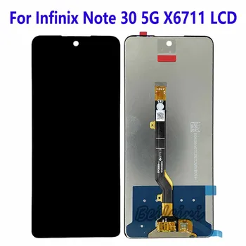 Для Infinix Note 30 5G X6711 ЖК-дисплей с сенсорным экраном и цифровым преобразователем в сборе Запасные Части