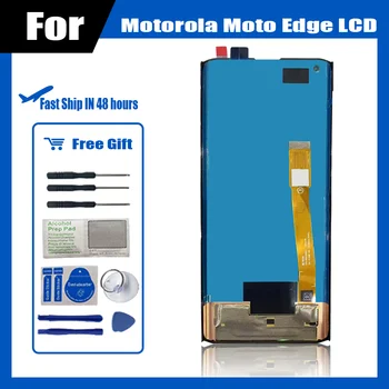 Для Motorola Moto Edge + ЖК-дисплей XT2061-3 С рамкой Сенсорный Экран Дигитайзер Для Moto Edge Дисплей XT2063-3 панель для moto edge plus