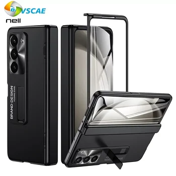 Для Samsung Galaxy Z Fold 5 Case Полная Защита Шарниров Z Fold 5 Case С Подставкой Противоударный Чехол Для Телефона HD Screen Protector