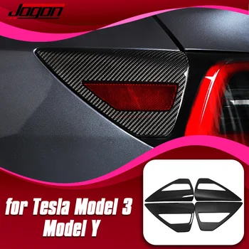 Для Tesla модель 3 модель Y Настоящая крышка зарядного порта из углеродного волокна Боковые аксессуары для корпуса Крышка для зарядки глянцевая матовая 2шт