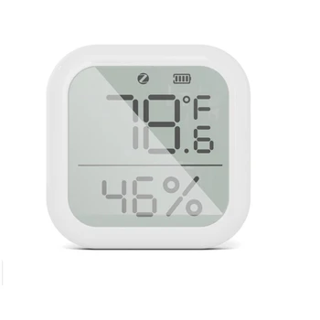 Для Tuya Zigbee Интеллектуальный датчик измерения температуры и влажности, умный термометр, датчик гигрометра
