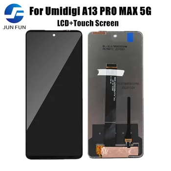 Для Umidigi A13 Pro Max с сенсорным ЖК-экраном 5G и цифровым преобразователем с рамным дисплейным модулем Новый оригинальный 6,8-дюймовый