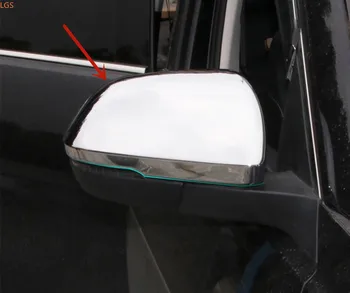 Для Volkswagen Teramont 2017-2023 Высококачественная ABS хромированная крышка зеркала заднего вида с защитой от натирания украшения автомобильные аксессуары