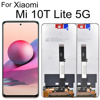 Для Xiaomi Mi 10T Lite 5G M2007J17G ЖК-дисплей с сенсорным экраном и цифровым преобразователем в сборе для Xiaomi 10T Lite ЖК-дисплей