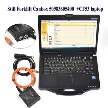 Для стационарного погрузчика CANBOX USB-интерфейс с ноутбуком CF53, диагностический инструмент для стационарного погрузчика CANBOX