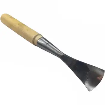 Долото для глубокой круглой резки, ручка из твердой древесины, Столярное дело, хобби, инструмент для изготовления художественных поделок, Разделочный нож ручной ковки