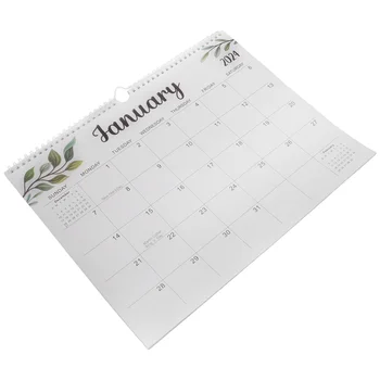 Ежемесячное планирование календаря Простые настольные обои с четкой печатью Ежедневных календарей