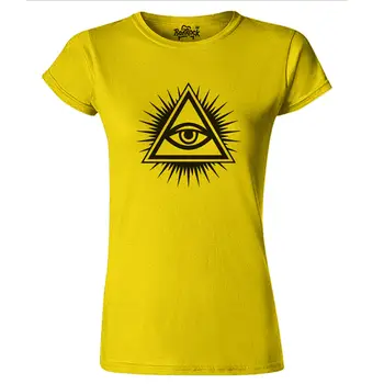 Женская футболка Всевидящее око v1 Божественное Провидение Религия Бога Христианство