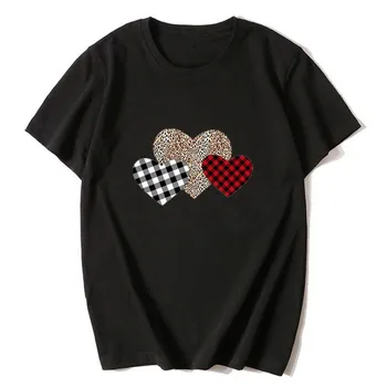 Женская футболка с изображением девушки, футболка, футболки на День Святого Валентина, Любовник Топы с праздничной буквенной графикой camiseta
