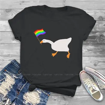 Женские рубашки Gay Goose, Гордость ЛГБТ, гей-любовь, винтажный женский топ в стиле харадзюку, повседневные женские блузки