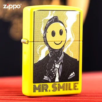 Зажигалка Zippo Mr. Smile Ветрозащитная коллекция в коробке