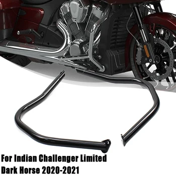 Защита двигателя мотоцикла черного цвета, Противоаварийная планка, бампер, каркас каскадерской клетки, протектор рамы для Indian Challenger Limited Dark Horse 2020-2021