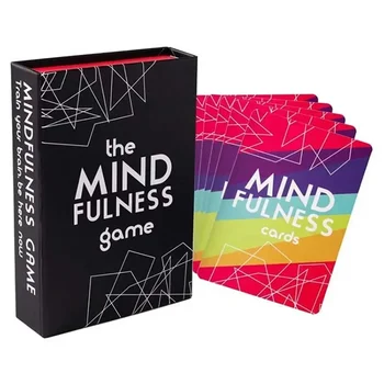 Игры для терапии Осознанности The Mindfulness Game Социальные Навыки Для детей Подростков и взрослых 40 Карточек Для игры В Карточную игру Настольная игра