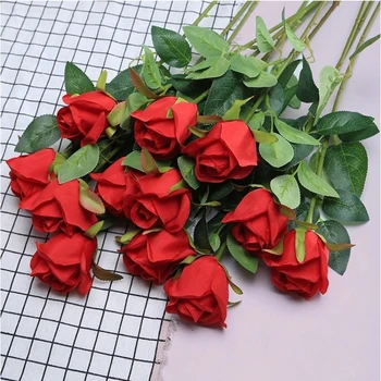 Имитация роз, цветы, букет из искусственных снежных горных роз, украшение для свадьбы, имитация цветов, подарок ко Дню матери