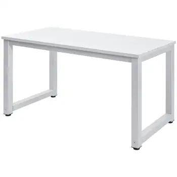 Инновационный рабочий стол для ПК, гладкая поверхность, легкая чистка, Офисный компьютерный стол, металлический каркас, защита от царапин, Офисный стол, товары для дома
