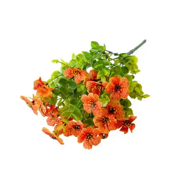 Искусственный цветок, реалистичная имитация букета искусственных цветов для декора сада, осенние искусственные цветы, декор для дома и сада