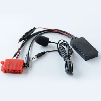Кабель аудиоадаптера Длиной 27 см, кабель, совместимый с Bluetooth, красный и черный, аксессуары для автомобильной электроники Carplay Wireless