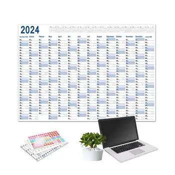 Календарь на 365 дней В году Годовой Круглогодичный Большой Календарь Календарь на весь год Календарь на 365 дней Большой Плакатный календарь для академических занятий