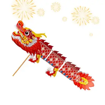Китайские Фестивальные Фонарики Ручной работы, Танцующий дракон, Китайские Фонарики, Наборы китайских новогодних Фонариков для Весеннего фестиваля