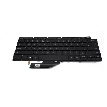 Клавиатура с подсветкой для ноутбука Dell XPS 13 7390 2-в-1 черного цвета