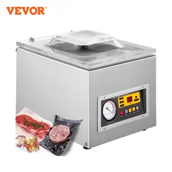 Коммерческий вакуумный упаковщик VEVOR DZ-260S, упаковочная машина для пищевых продуктов, Вакуумная машина для запайки пакетов, машина для запайки пищевых продуктов