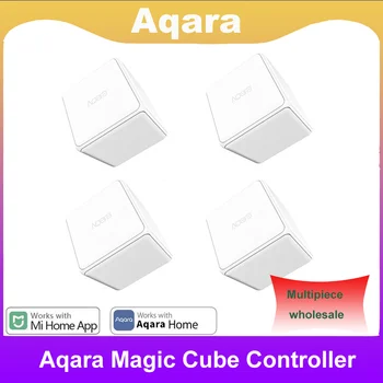 Контроллер Aqara Magic Cube, версия Zigbee, управляется шестью действиями Для устройства 