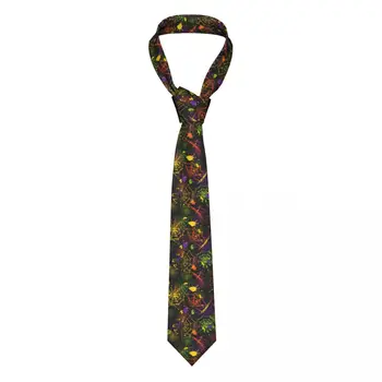 Красочные галстуки-паутинки в стиле гранж с 3D принтом, деловой галстук шириной 8 см