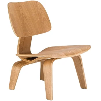 Кресло для отдыха из литой фанеры, деревянные ножки, натуральная гостиная, реплика дерева века, Акцентная мебель для кухни HY50CT
