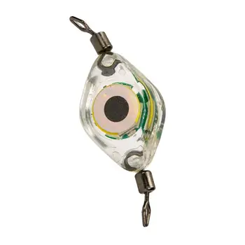 Легкие приманки для подводной рыбалки в форме глаза для троллинга Суперяркая Погружная Светодиодная мигалка с водяным срабатыванием для рыболовной приманки