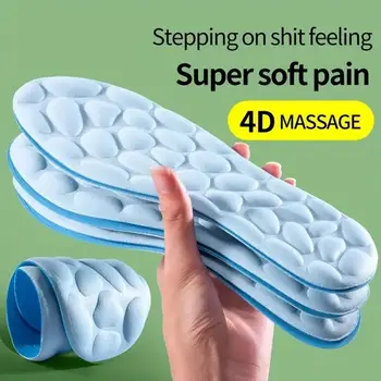 Массажные Стельки Pebble Memory Foam Спортивные Для мужчин И женщин Удобный Дышащий Дезодорант Эластичные Ножки Ортопедические Sho E1F1