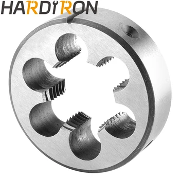 Метрическая круглая плашка для нарезания резьбы Hardiron M27X1,25, машинная плашка для нарезания резьбы M27 x 1.25, правая рука
