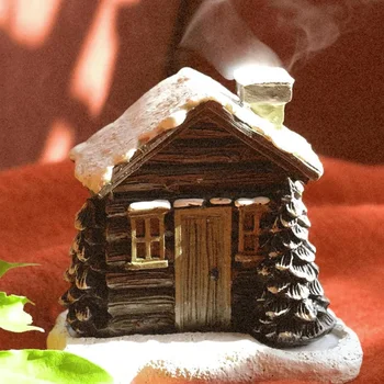 Милые Мультяшные Рождественские Домики, Курильницы для Благовоний, Стильный Декор рабочего стола, реквизит для гостиной