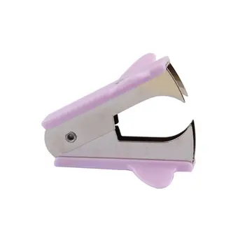 Мини-съемник для скрепок Macaron Color с меньшими усилиями Инструмент для удаления скоб Съемник скоб Универсальный экстрактор для скрепок