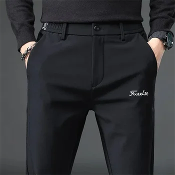 Модные весенне-осенние мужские брюки для гольфа высокого качества 2023 года, эластичные быстросохнущие повседневные спортивные брюки для гольфа, одежда для гольфа