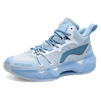 Модные мужские баскетбольные кроссовки 2024 года, дышащая спортивная обувь для занятий в тренажерном зале, баскетбольные кроссовки для мужчин