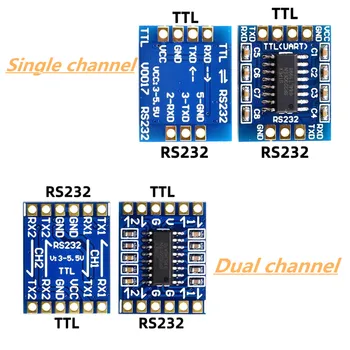 Модуль RS232 SP3232 TTL-RS232 Модуль последовательного порта RS232-TTL щеточной линии, тонущая золотая пластина