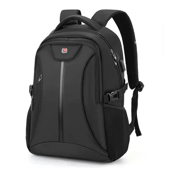 Мужской рюкзак с USB-портом для зарядки, водонепроницаемая школьная дорожная сумка, Противоугонная сумка для ноутбука с диагональю 15,6-16 дюймов