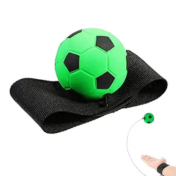 Мяч на веревочке, эластичный резиновый мяч для тренировки отскока назад, инструменты для повышения гибкости, улучшения зрительно-моторной координации